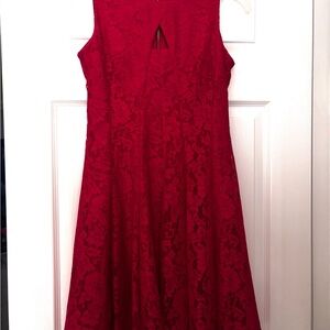Elegant Pink Lace Dress